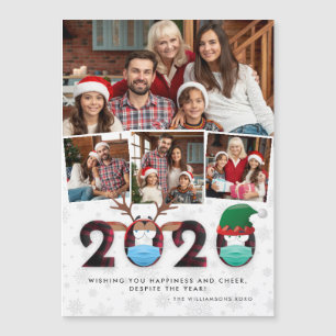 Noël 2020 Funny Silly Masques & Plaid 4 Photo