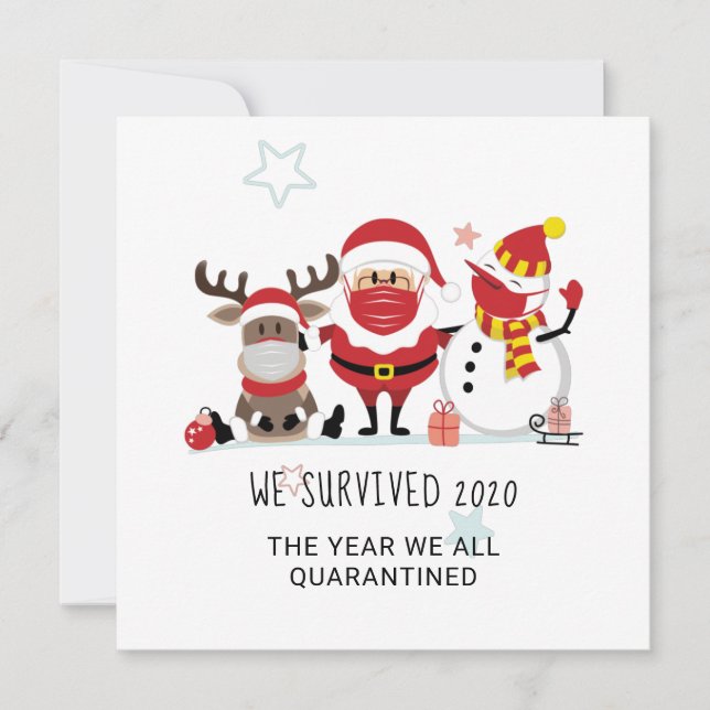 Noël 2020 Nous tous mis en quarantaine Commémorati (Devant)