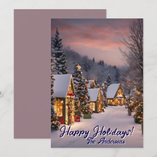 Noël 2 Village, Joyeuses fêtes, Carte de Noël