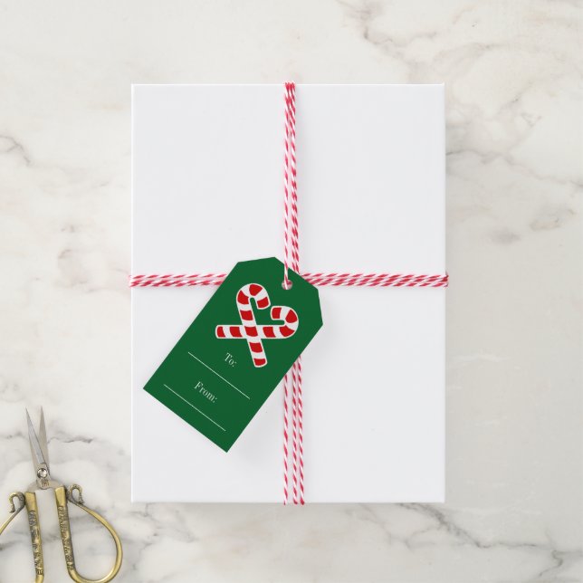 Noël à et de cadeaux étiquettes avec corde (Avec de la ficelle)