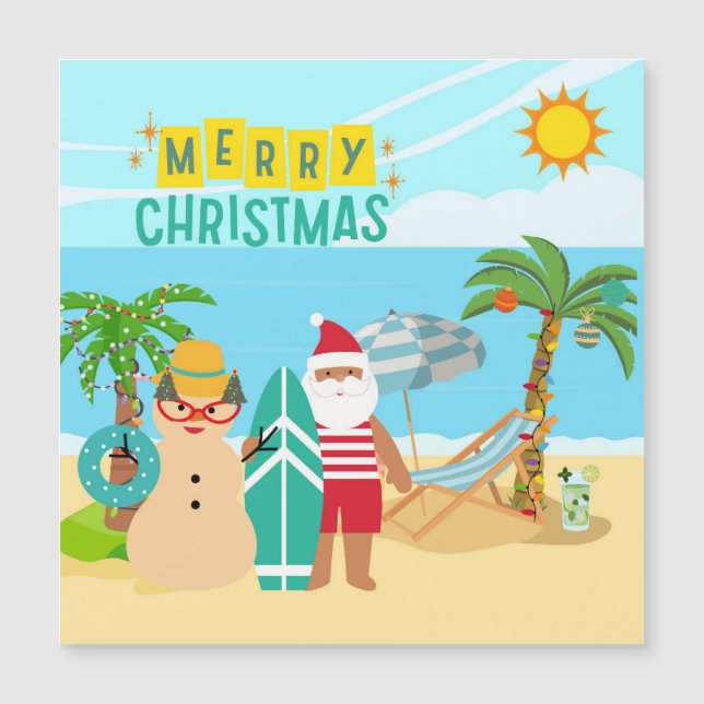 Noël à la plage de Santa (Devant)