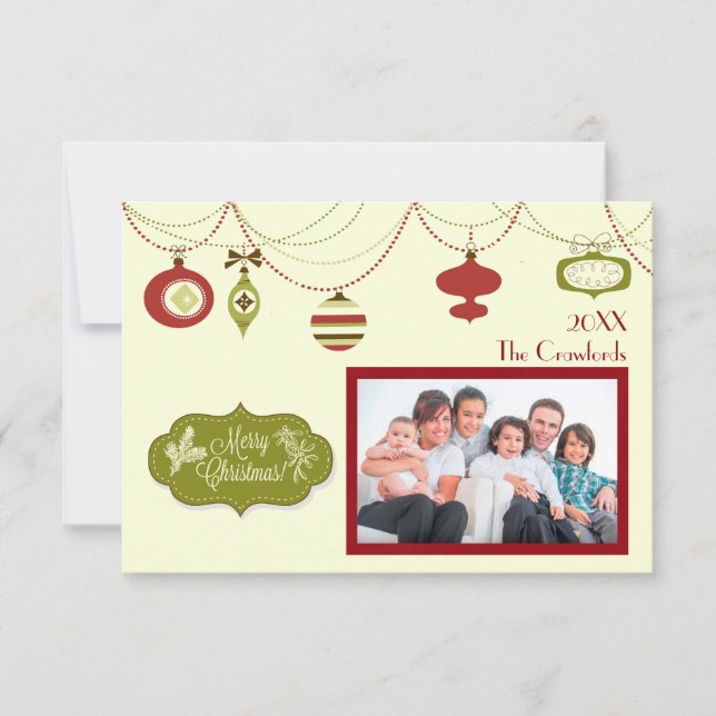 Noël à l'ancienne - Carte de Noël 3x5 (Devant)