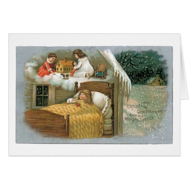 Noël à l'ancienne, Fille rêve (Devant horizontal)