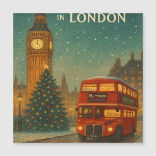 Noël à Londres – Scène de fêtes de fin d'année ave