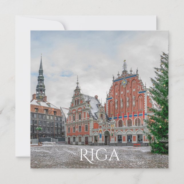 Noël à Riga Lettonie (Devant)