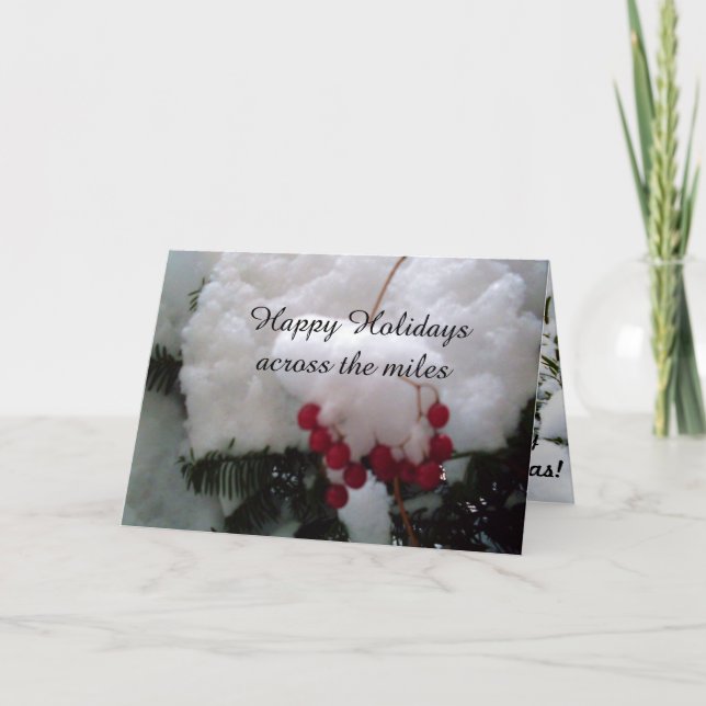 NOËL À TRAVERS la carte de MILLES (Devant)