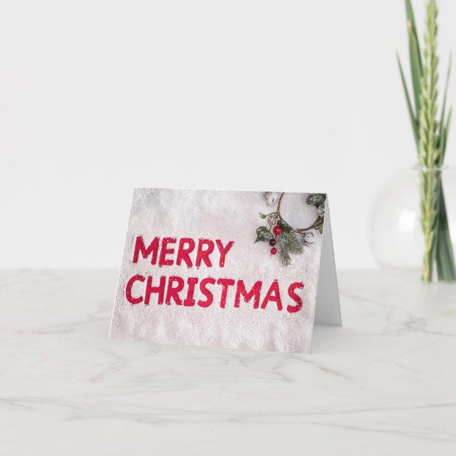 NOËL ACCUEILLE "STYLE GNOME" ET SI MIGNON ! CARTE (Devant)