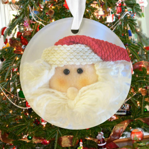 Noël acrylique au Père Noël