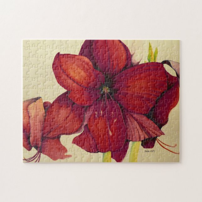 Noël Amaryllis Jigsaw Puzzle (Horizontal)
