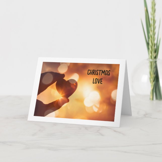 NOËL "AMOUR" À MA CARTE D'AMOUR (Devant)