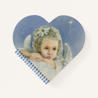 Noël Ange Coeur Carnet Spiral