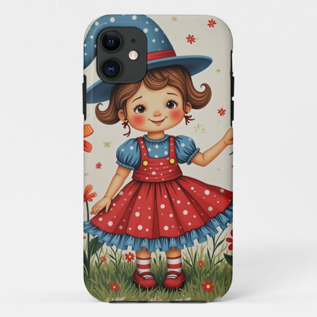Noël Ange Enfant Cadeau Téléphone étui iPhone (Dos)
