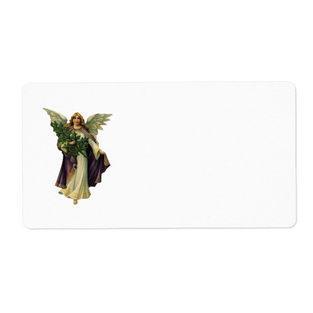 Noël Angel Étiquette (Devant)