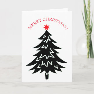 NOËL ARBRE MERRY CARTE NOËL