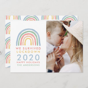 Noël arc-en-ciel coloré nous avons survécu à l'enf