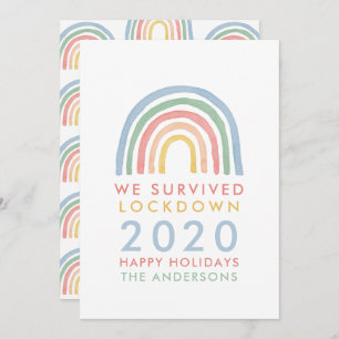 Noël arc-en-ciel coloré nous avons survécu à l'enf