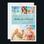 Noël au Chaud 4 carte de photo de vacances<br><div class="desc">Noël au Chaud 4 carte de photo de vacances. Un regard différent sur ​ carte de vacances .. il n'a pas toujours de la neige pour être Noël.</div>