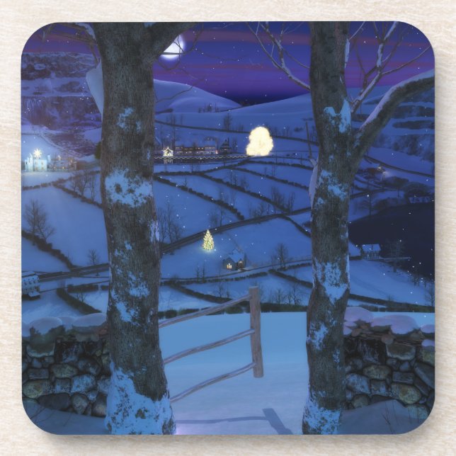 Noël au Dessous de verre Glen Cork (Devant)