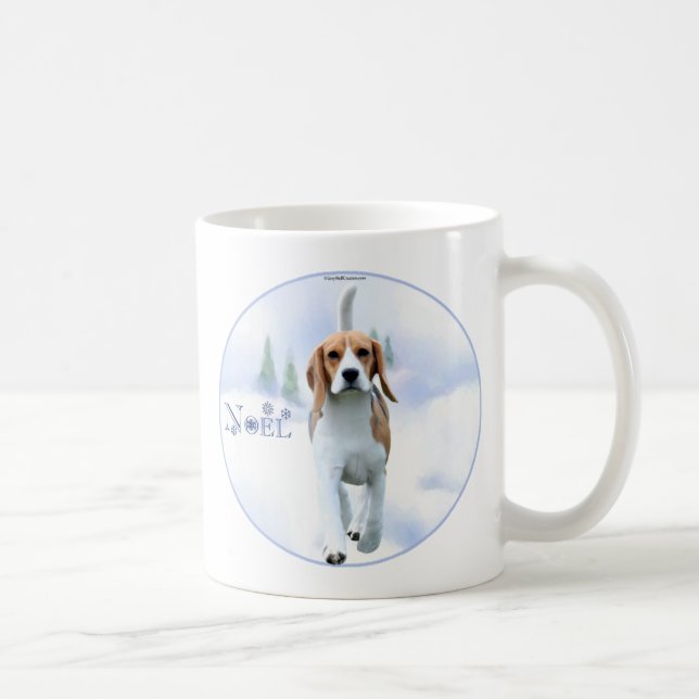 Noel Beagle Mug (Droite)