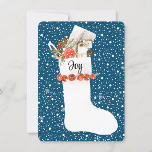Noël blanc neigeux avec JOY, modifiable
