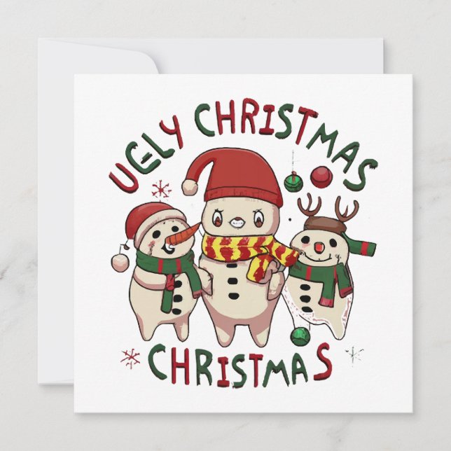 Noël blanc ; UGLY CHRISTMAS (Devant)