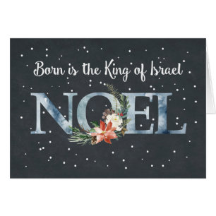 Noel Born est le roi Noël Poinsettia Noir