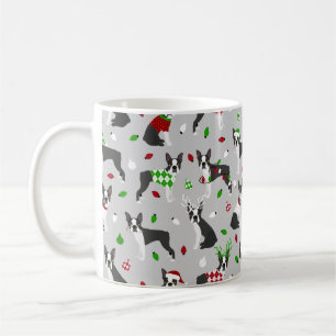 Noël Boston Terrier café Mug