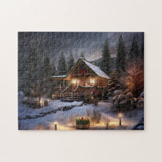Noël Cabine Noël Puzzle Vacances Idée cadeau