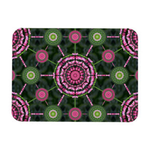 Noël Cactus Mandala Array Magnet de Noël