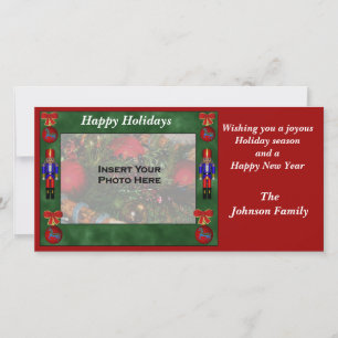 Noël Casse-noisette Carte photo de l'ornement