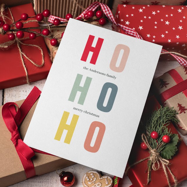 Noël coloré HOHOHO | Joyeuses fêtes (Créateur téléchargé)