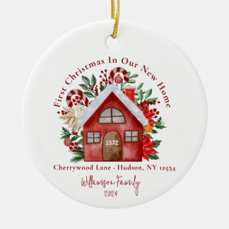 Noël Commun Notre nouvel ornement photo maison