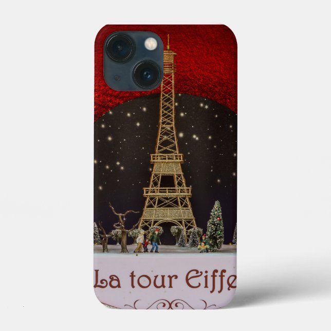 Noël coque iphone à Paris (Verso)
