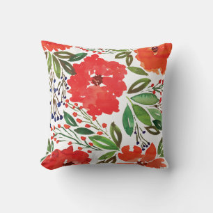 Noël & Coussin peint à la main