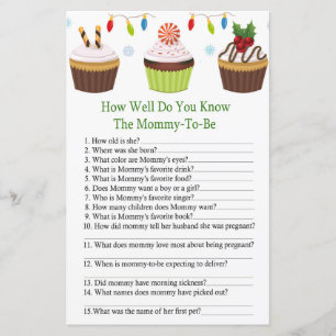 noël cupcake comment bien connaissez-vous baby sho