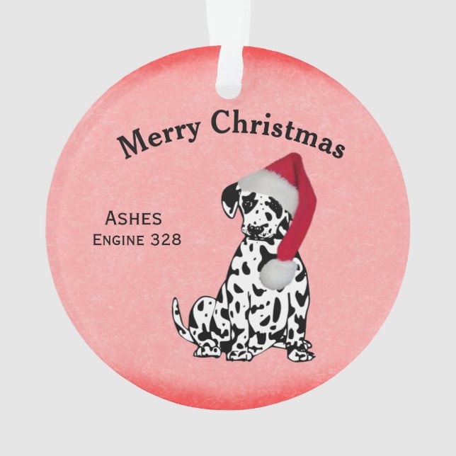 Noël Dalmatie Nom, Année et ligne pour le texte (dos)