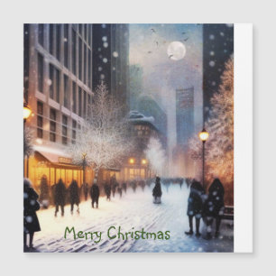Noël dans la carte magnétique de la ville