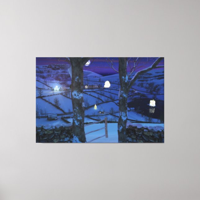 Noël dans la toile de verre (Recto)