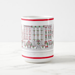 Noël dans la ville 15oz café Mug