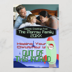 Noël dans le Carte photo spatial