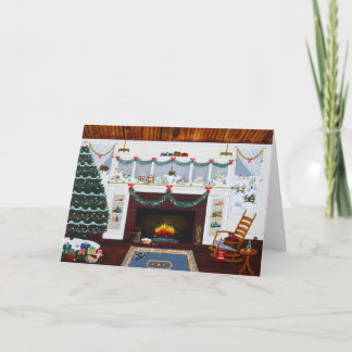 Noël dans le carte pour notes de l'Orégon