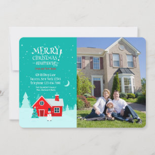 Noël dans notre nouvelle maison Carte photo de vac