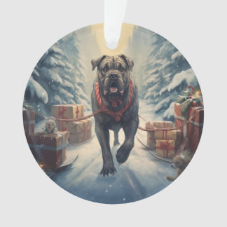 Noël de Cane Corso, cadeau de mémorial pour chien,