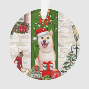 Noël de Chien Shiba Inu