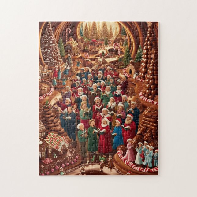 Noël de Choco-Carol : Puzzle d'harmonie douce (Vertical)