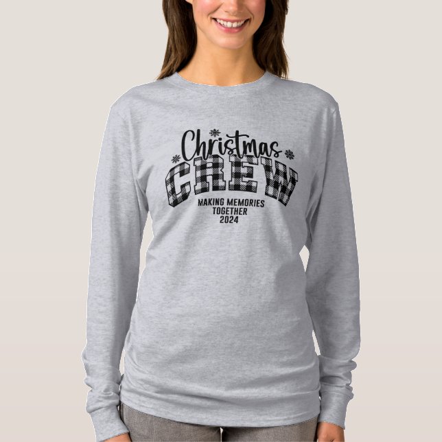 Noël de famille 2024 Faire des souvenirs T-shirt (Devant)