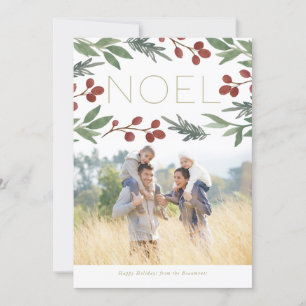 Noel de fête, Carte photo de Noël
