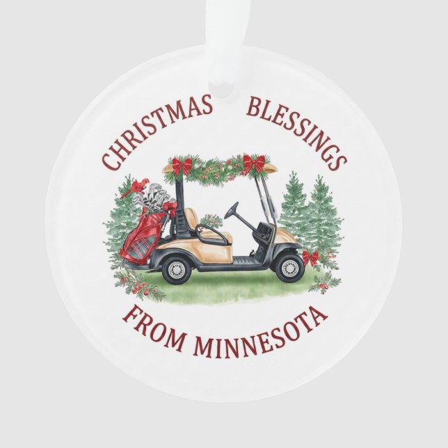 Noël de golf dans les vacances du Minnesota  (devant)