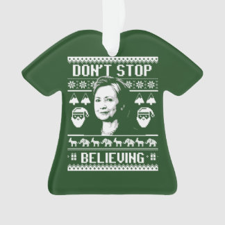Noël de Hillary - ne cessez pas la croyance -