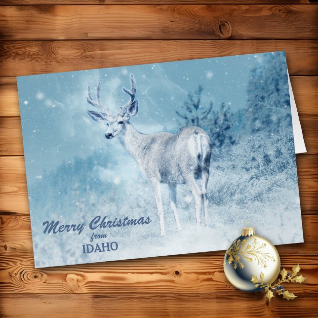 Noël de Idaho Deer Christmas Card (Créateur téléchargé)